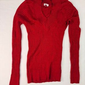 Lei Women's Red and Orange Jumper